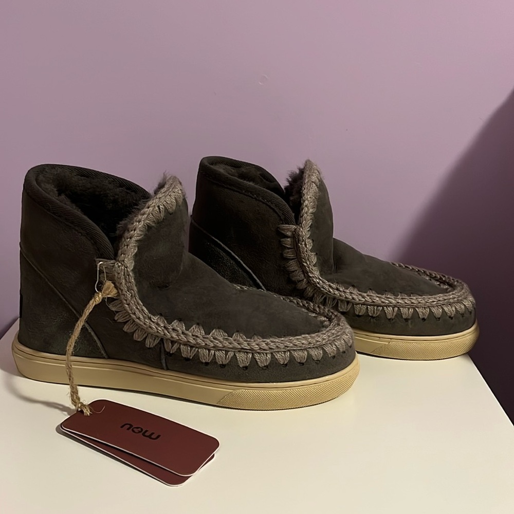 Mou Winter & Rain Boots in Dark Brown